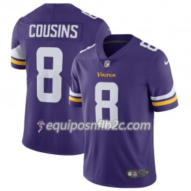 Camiseta Hombre NFL Minnesota Vikings Kirk Cousins 8 Nike Púrpura